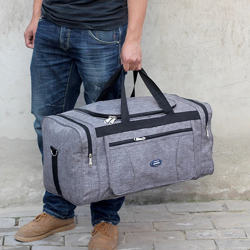 UrbanVault™ Travel Duffle – Waterproof Oxford Weekender Bag with Large Capacity & Smart Storage