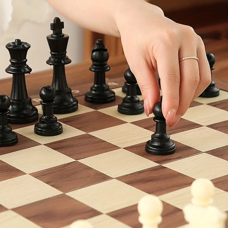 GrandFold™ Magnetic Wooden Chess Set