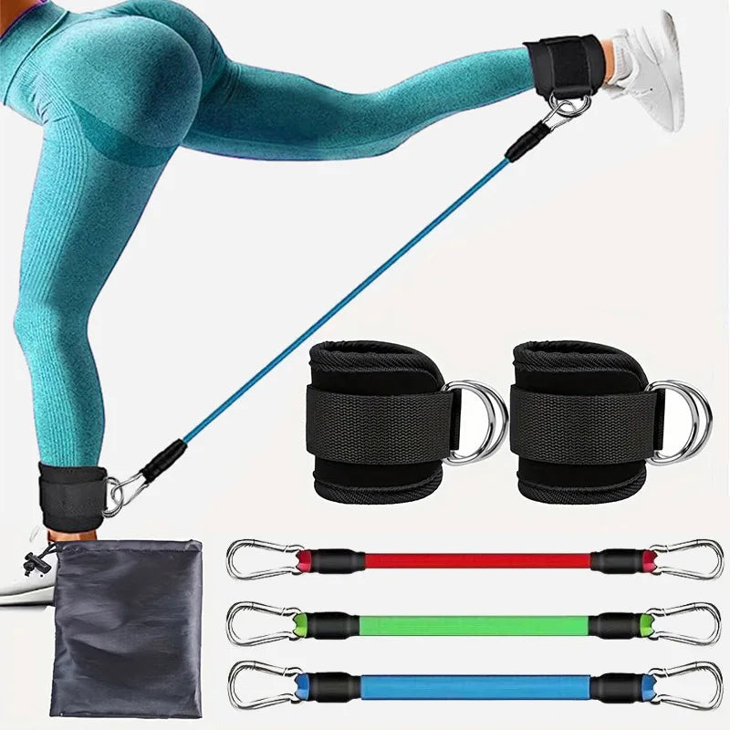 TotalTone Pro Resistance Band Set – Full-Body Workout Kit with Ankle Straps for Home & Gym Training