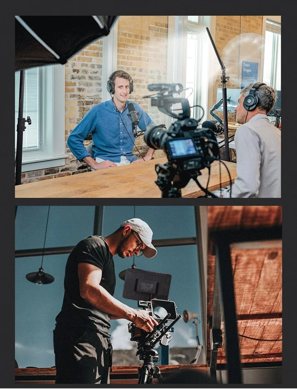 GlowStream™ LED Video Light – Adjustable Conference & Streaming Light with Tripod for TikTok, Zoom, & Photography