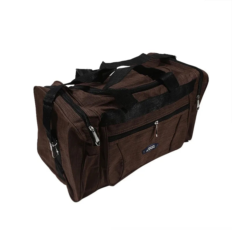 UrbanVault™ Travel Duffle – Waterproof Oxford Weekender Bag with Large Capacity & Smart Storage