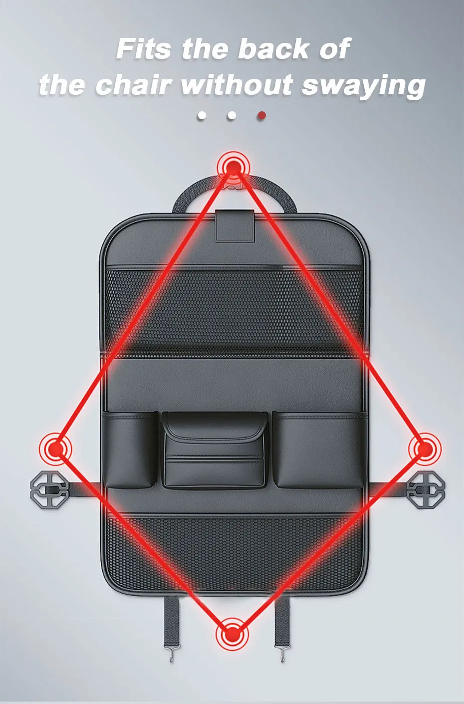 Deluxe Multi-Pocket Backseat Tray Organizer