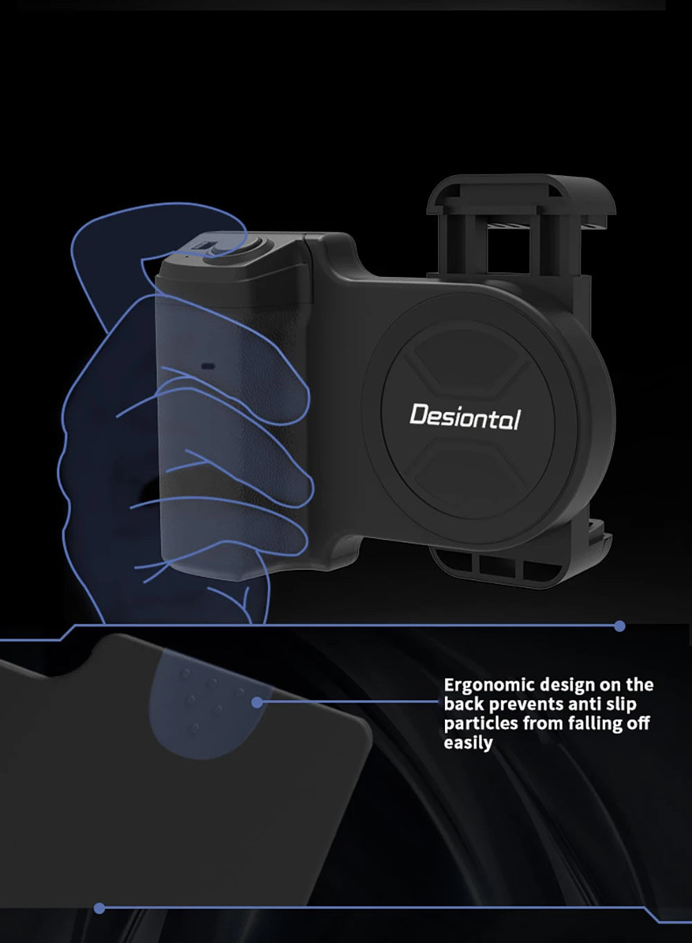 VlogPro Snap Handle – Magnetic Selfie Grip with Wireless Remote