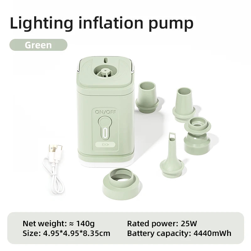 Wireless Air Pump With Light