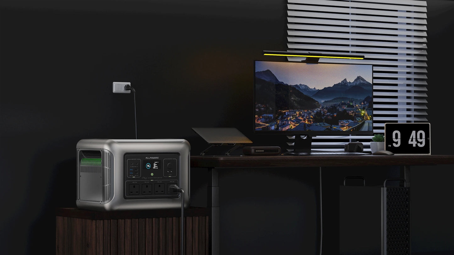 ALLPOWERS Foldable Solar Panel 400W / 2X400W Solar Charger with Solar Output Power Station