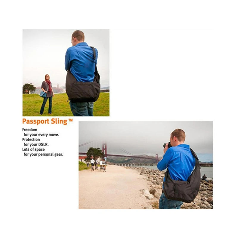 Lowepro Passport Sling III – Compact DSLR Camera Sling Bag for On-the-Go Creators