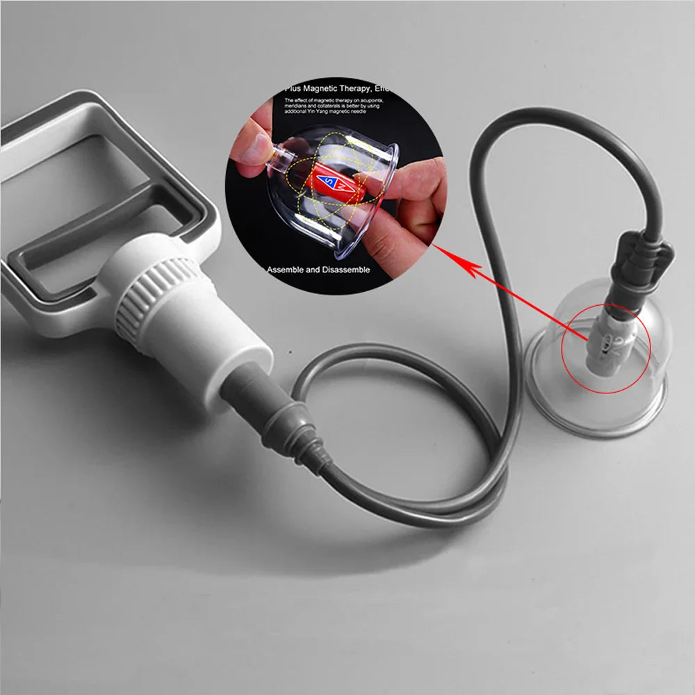 TheraCup Professional Cupping Therapy Set – Chinese Medicine Suction Cups for Massage & Pain Relief