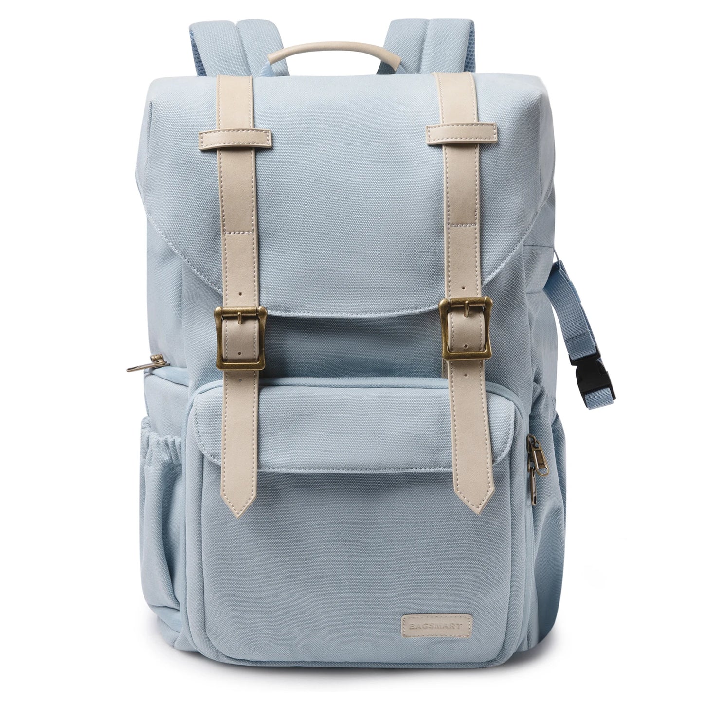 BAGSMART CreatorPro Camera Backpack – Stylish Waterproof DSLR Bag with Tripod Strap & 15” Laptop Sleeve