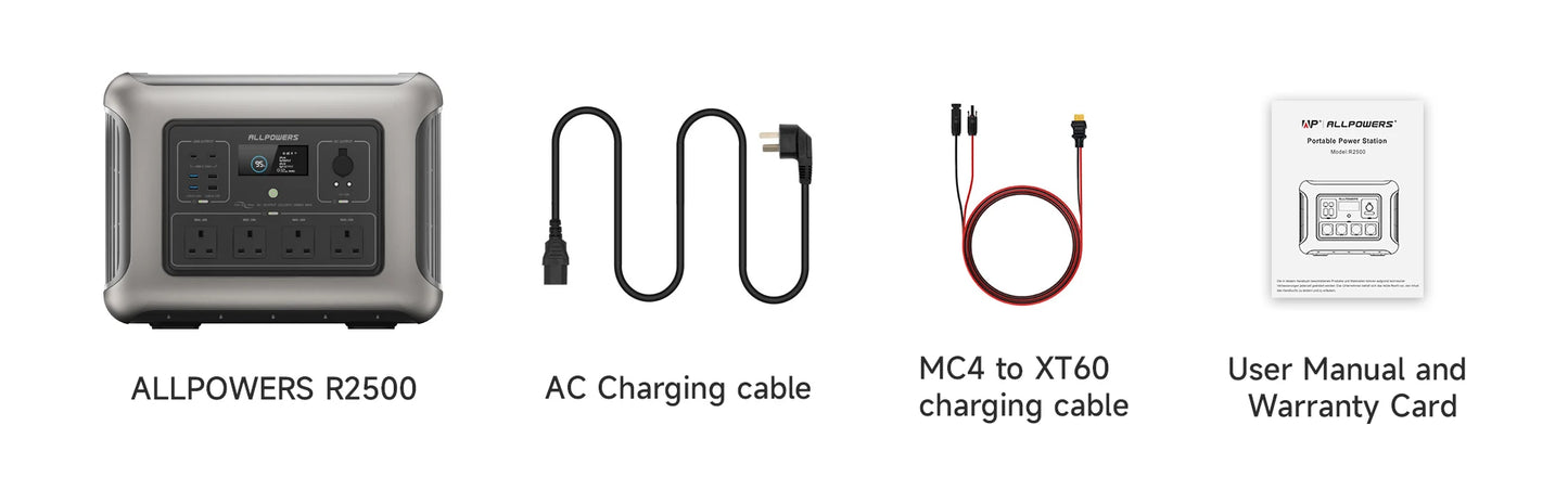 ALLPOWERS Foldable Solar Panel 400W / 2X400W Solar Charger with Solar Output Power Station