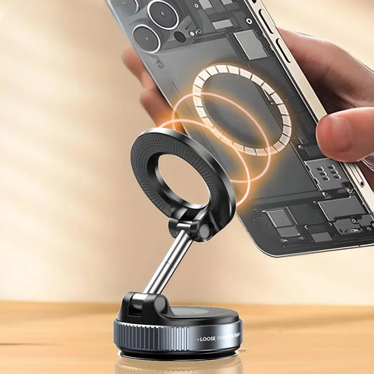 Smooth Surface Vacuum/Magnet 360º Phone Stand