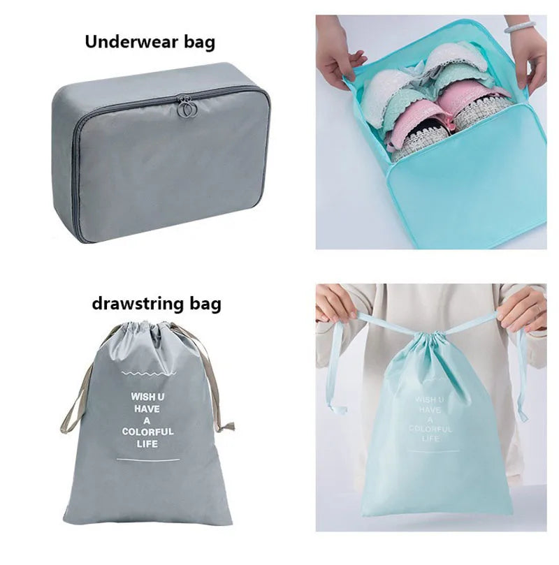 Dorm & Travel Organizer Set – Packing Cubes for Students & Travelers