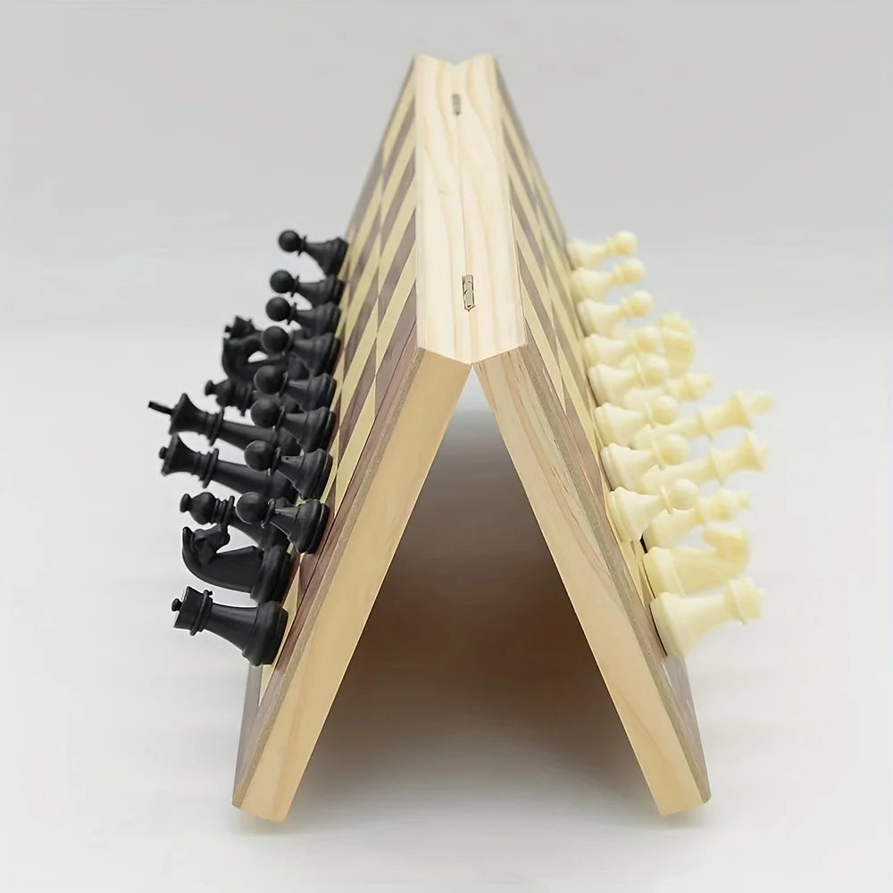 GrandFold™ Magnetic Wooden Chess Set