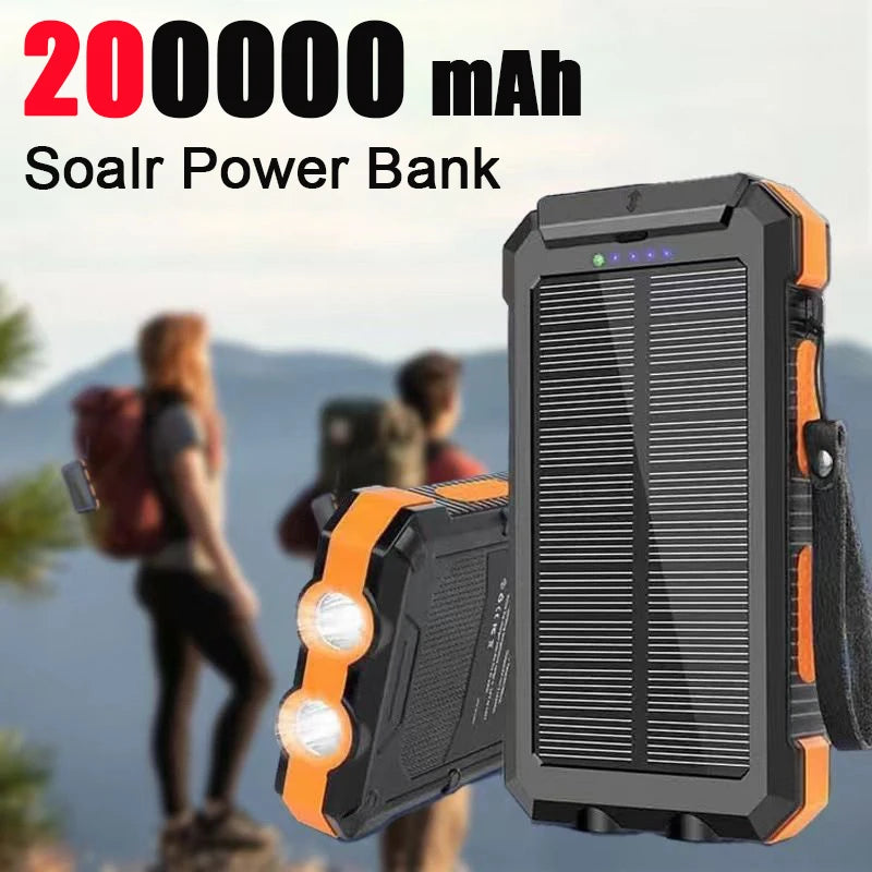 HelioCharge Pro 200K – 200,000mAh Solar Power Bank with 120W Ultra-Fast Charging