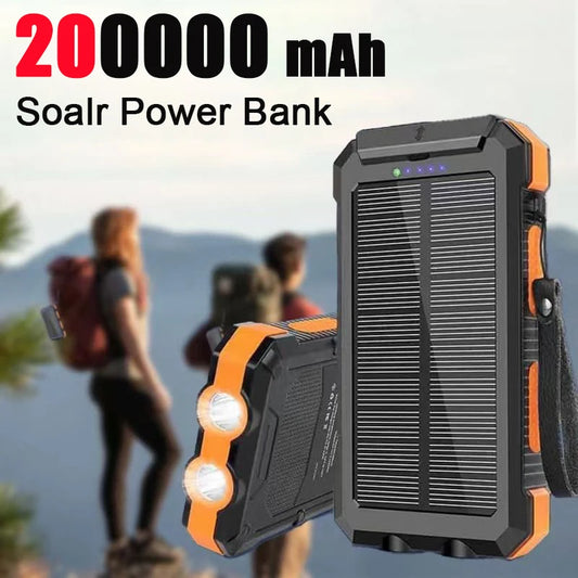 HelioCharge Pro 200K – 200,000mAh Solar Power Bank with 120W Ultra-Fast Charging