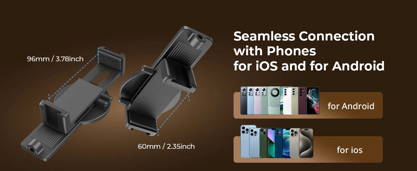 SmallRig Wireless Video Monitor for Phone Vlog Kit with Remote Control 1500mAh Battery