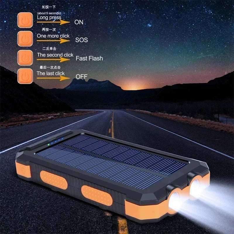 HelioCharge Pro 200K – 200,000mAh Solar Power Bank with 120W Ultra-Fast Charging