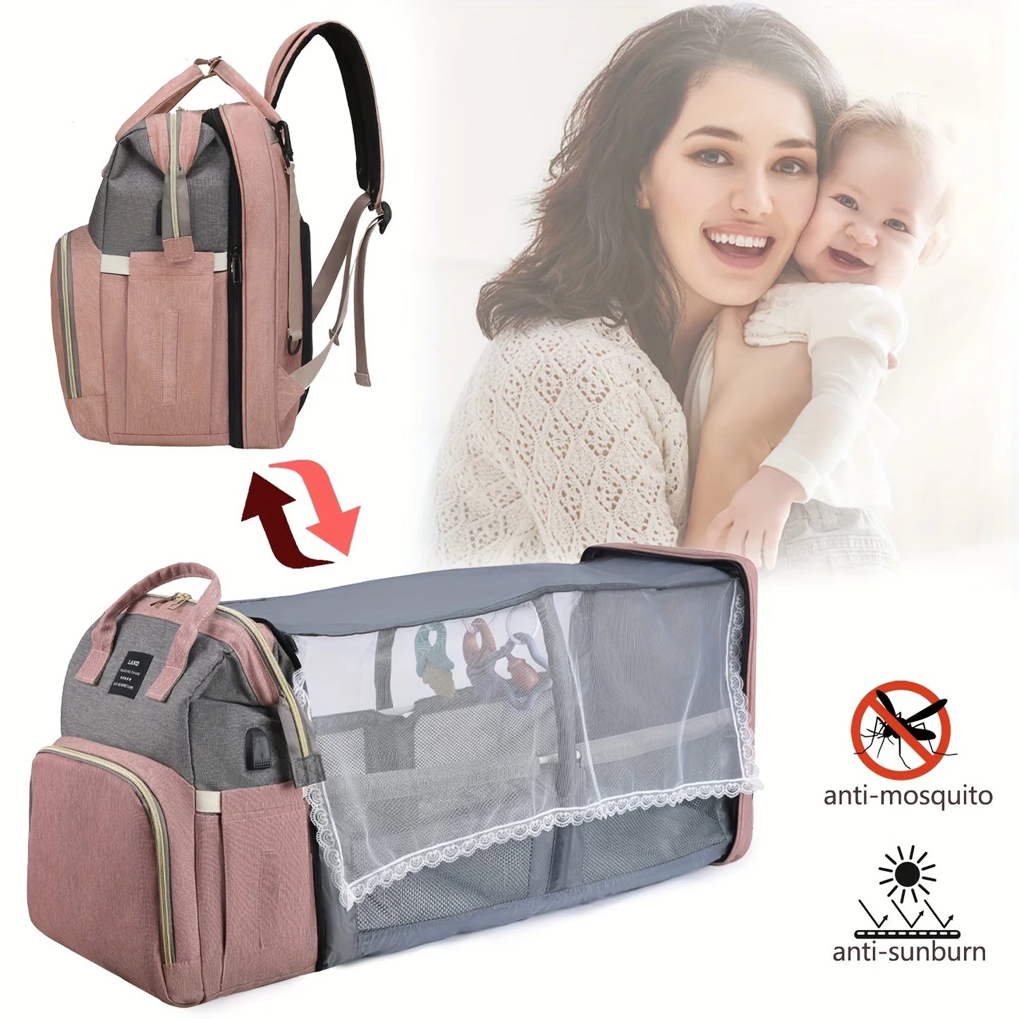 MommyBag™ - Lightweight Portable Folding Crib