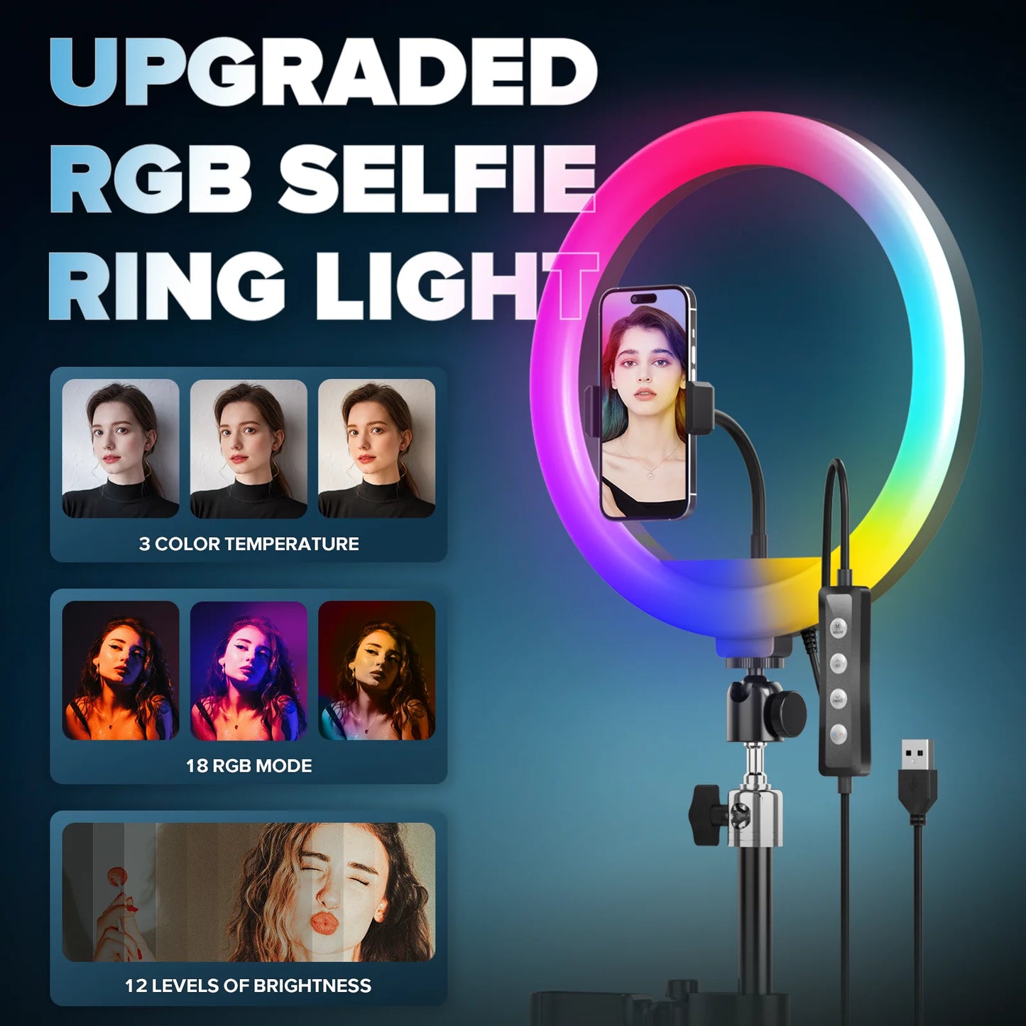 SpinStar™ 360 Photo Booth – APP & Remote Controlled Video Booth with RGB Ring Light for Events, Parties & Content Creation