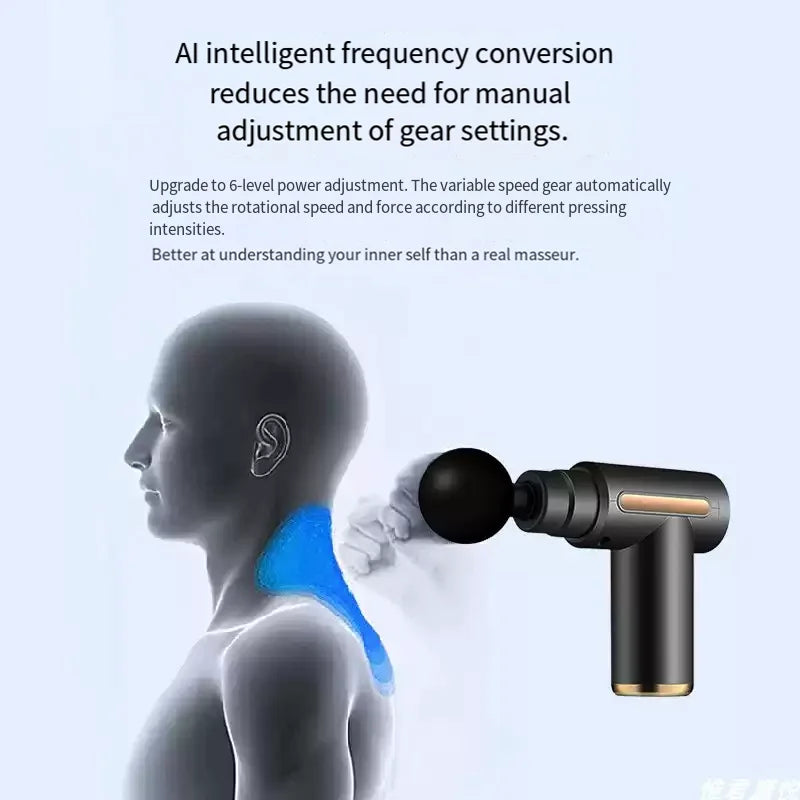 MiniPro Deep Tissue Massage Gun – Portable Handheld Therapy Gun for Muscle Relief & Fascia Recovery