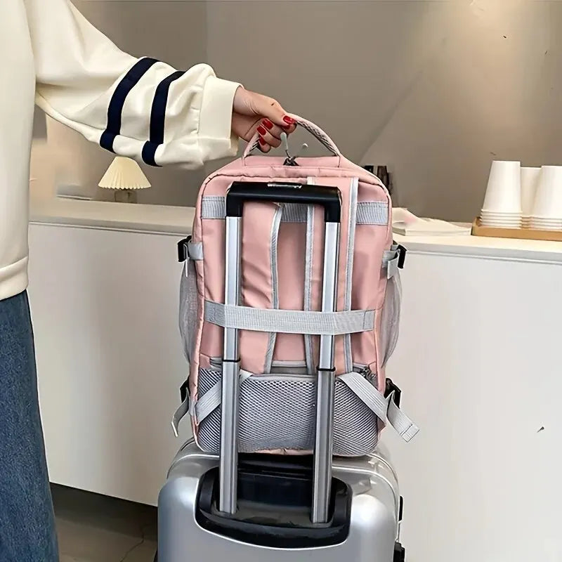 GlobeTrek Babe™ XL Travel Backpack – Shoe Compartment, Multilayer Storage, Weekend-Ready