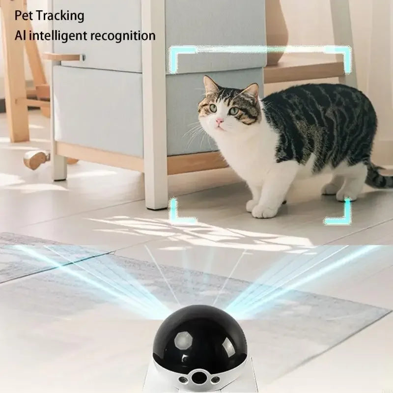PetBot 360: Smart Home Camera with Two-Way Talk & Play