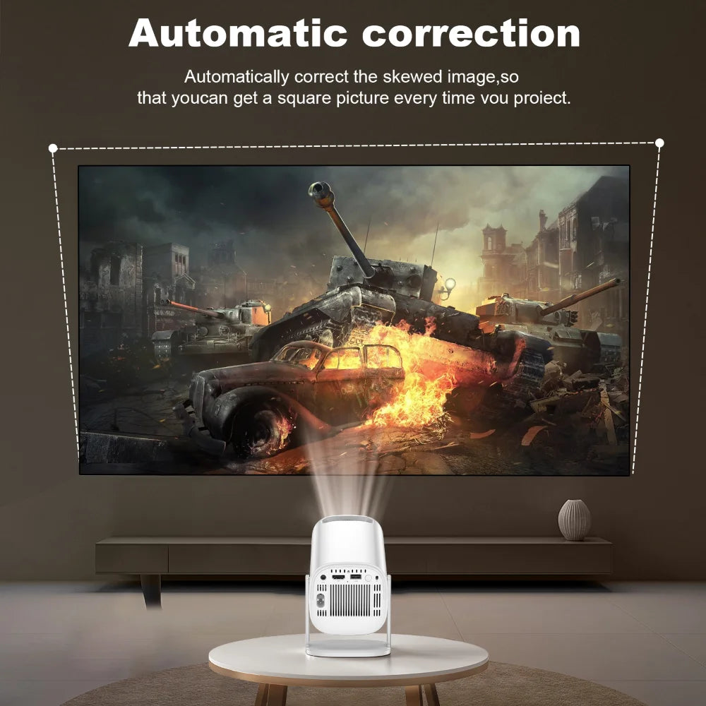 P30 Portable Home Cinema Projector – 4K Support, Android 11, WiFi 6