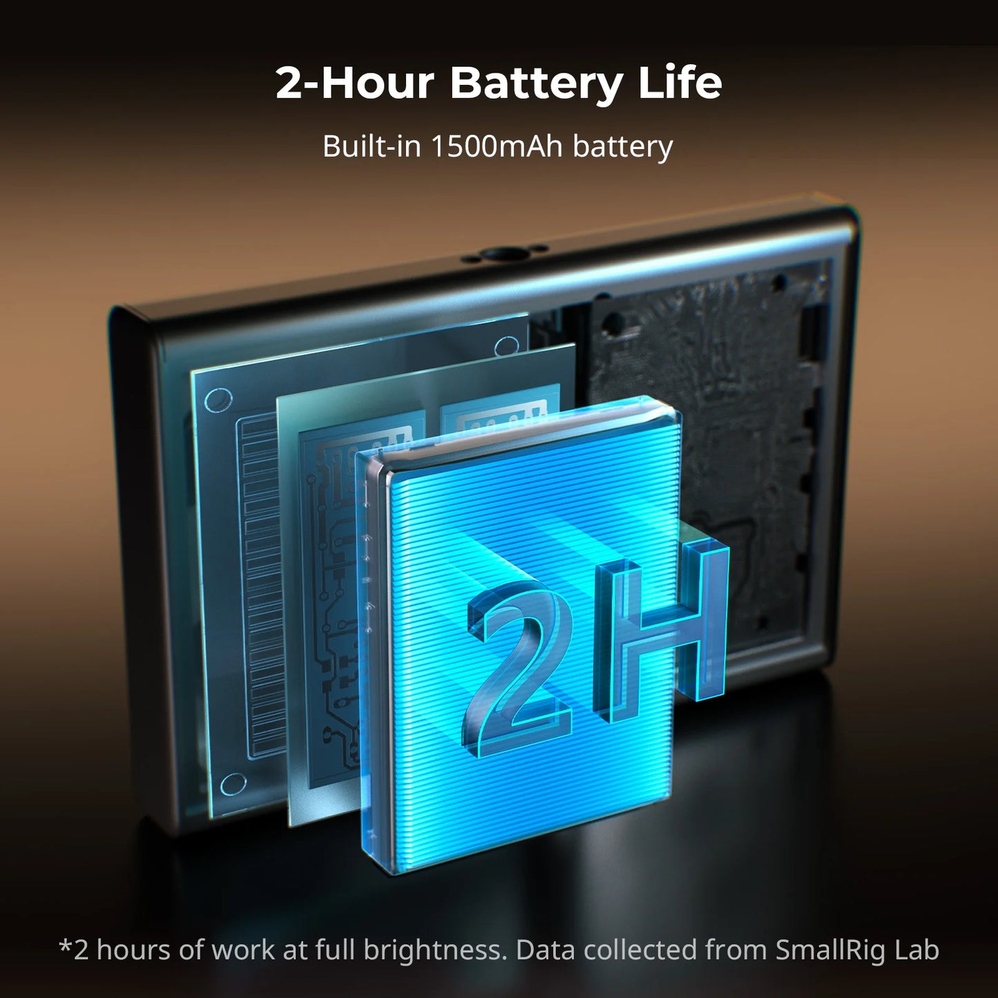 SmallRig Wireless Video Monitor for Phone Vlog Kit with Remote Control 1500mAh Battery