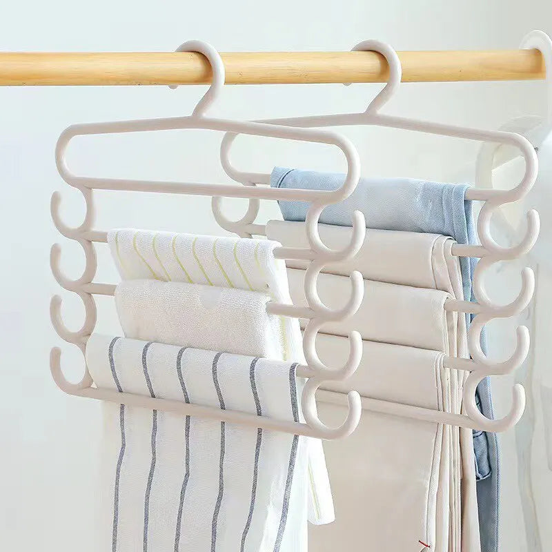 FoldLess™ Clothes Hanger Set - Multifunctional Household Space Saving - 5 Layers