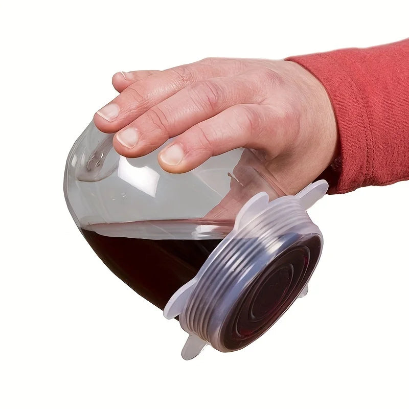 Multi-Size Reusable Silicone Stretch Lids – Keep Food Fresh Longer