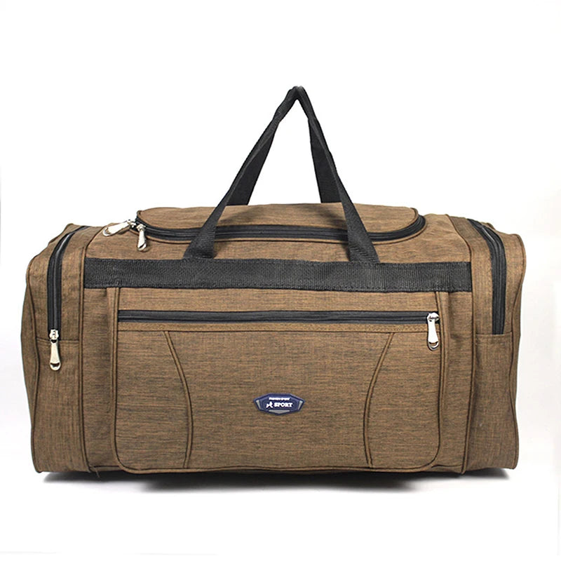 UrbanVault™ Travel Duffle – Waterproof Oxford Weekender Bag with Large Capacity & Smart Storage