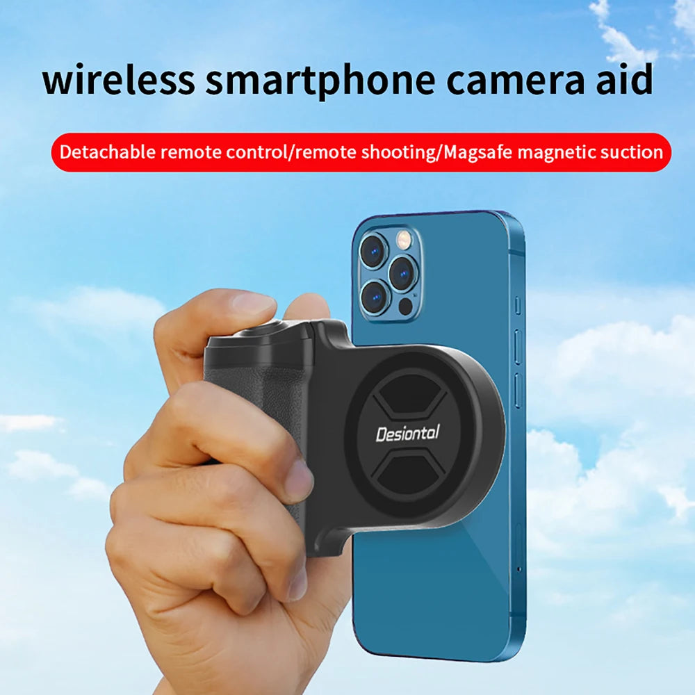 VlogPro Snap Handle – Magnetic Selfie Grip with Wireless Remote