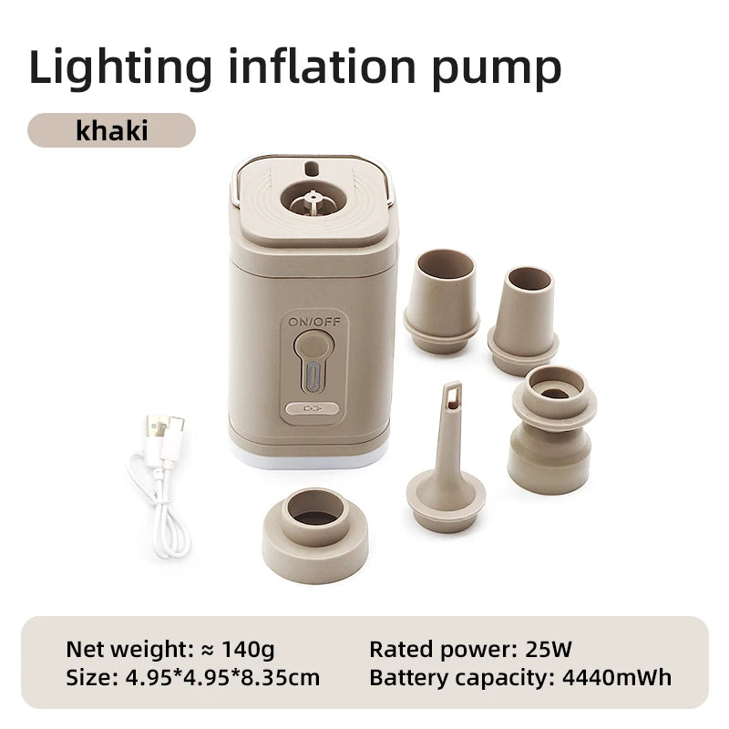 Wireless Air Pump With Light