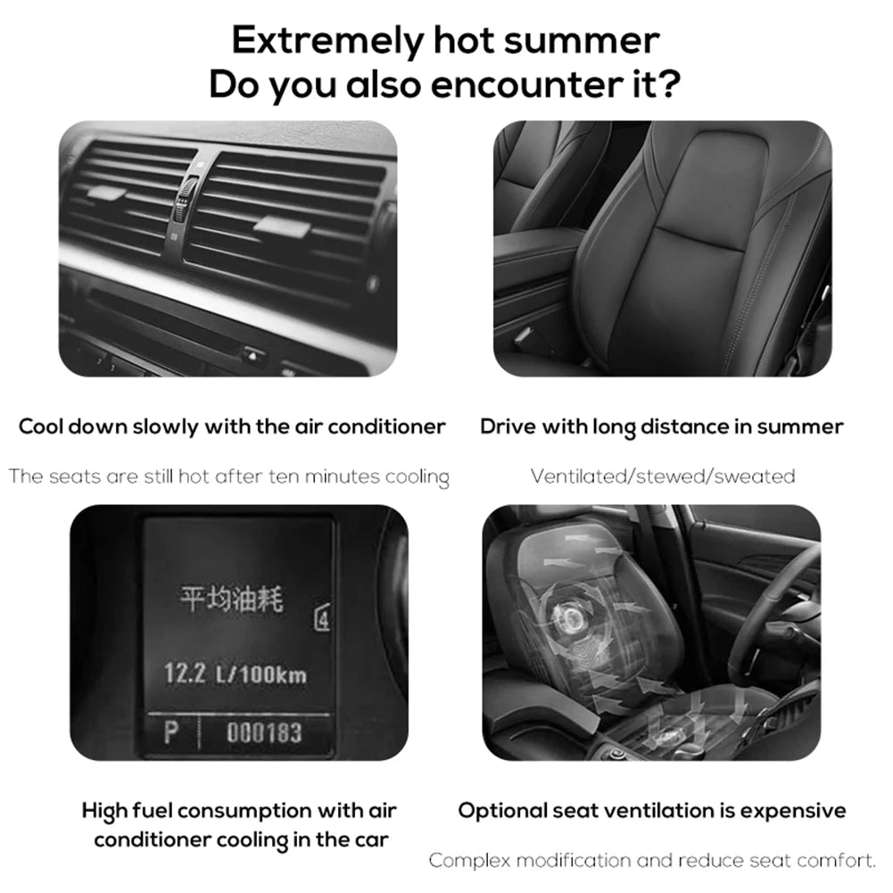 CoolBreeze™ Car Seat Fan
