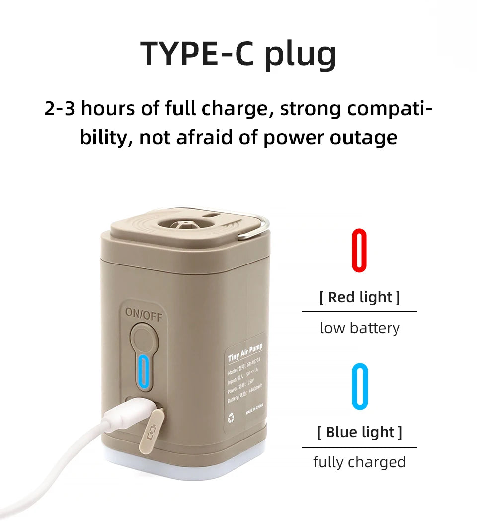 Wireless Air Pump With Light