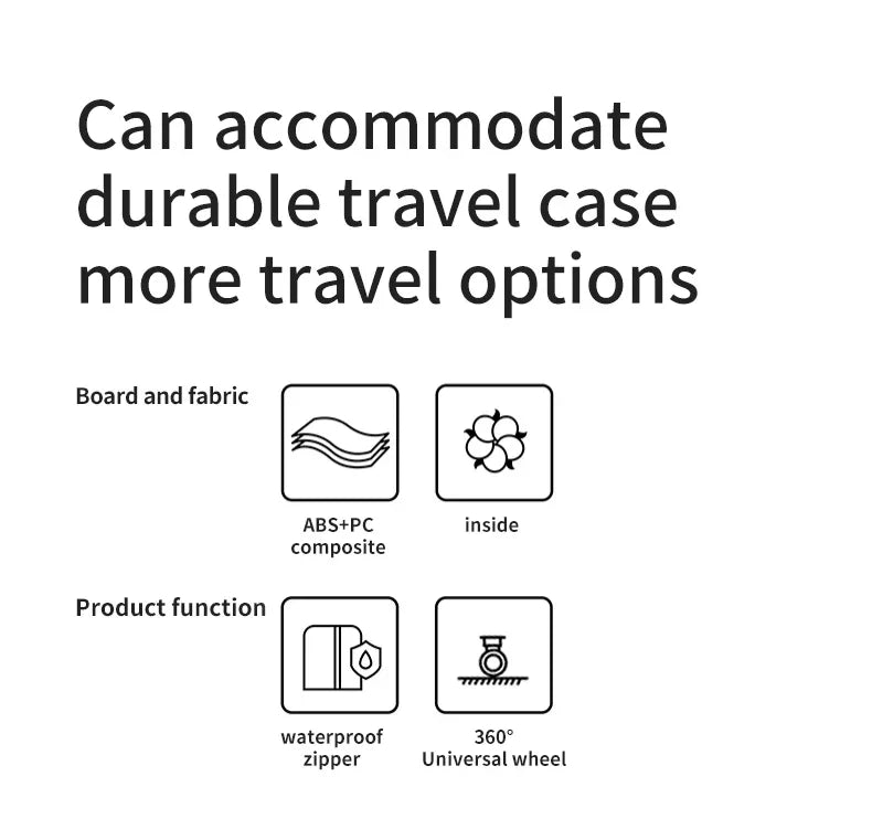 JetCrate™ Aluminum Travel Luggage - 20/22/24/26/28 Inch Trolley Luggage