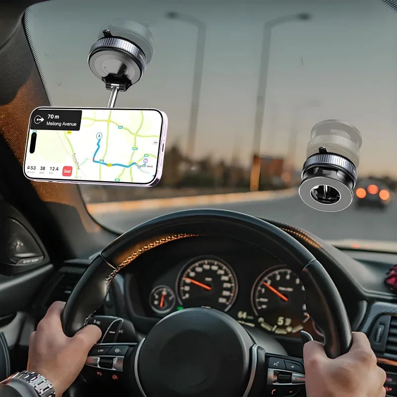 Smooth Surface Vacuum/Magnet 360º Phone Stand