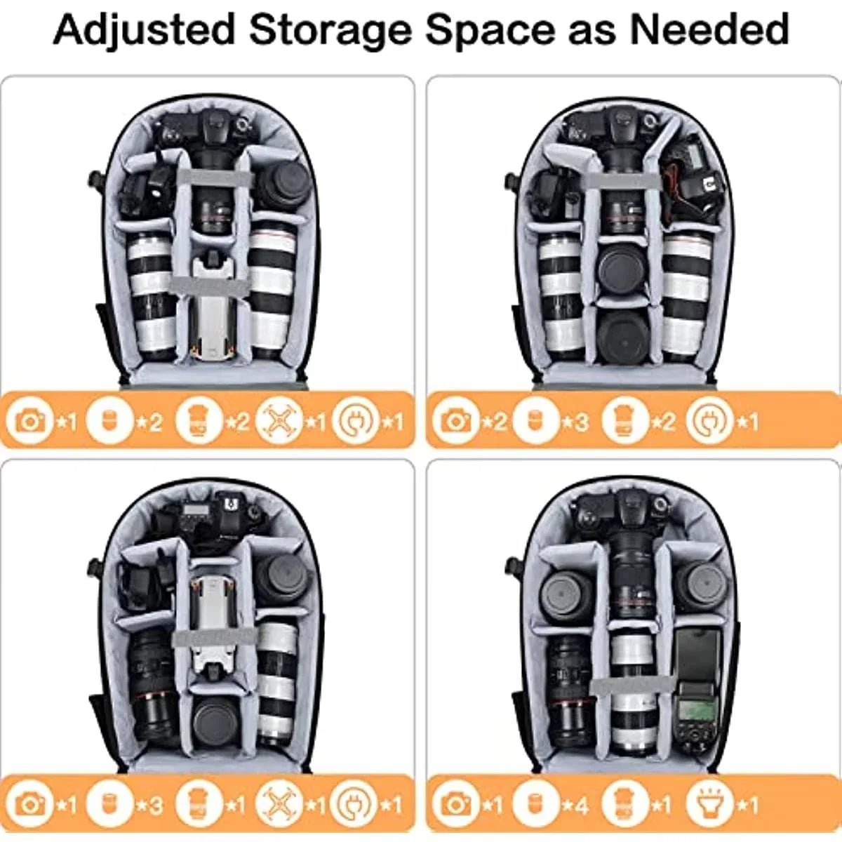 ProShell™  DLSR Creator Camera Backpack – Waterproof Hardshell Gear Bag with Laptop & Tripod Compartment (20+ Colours)