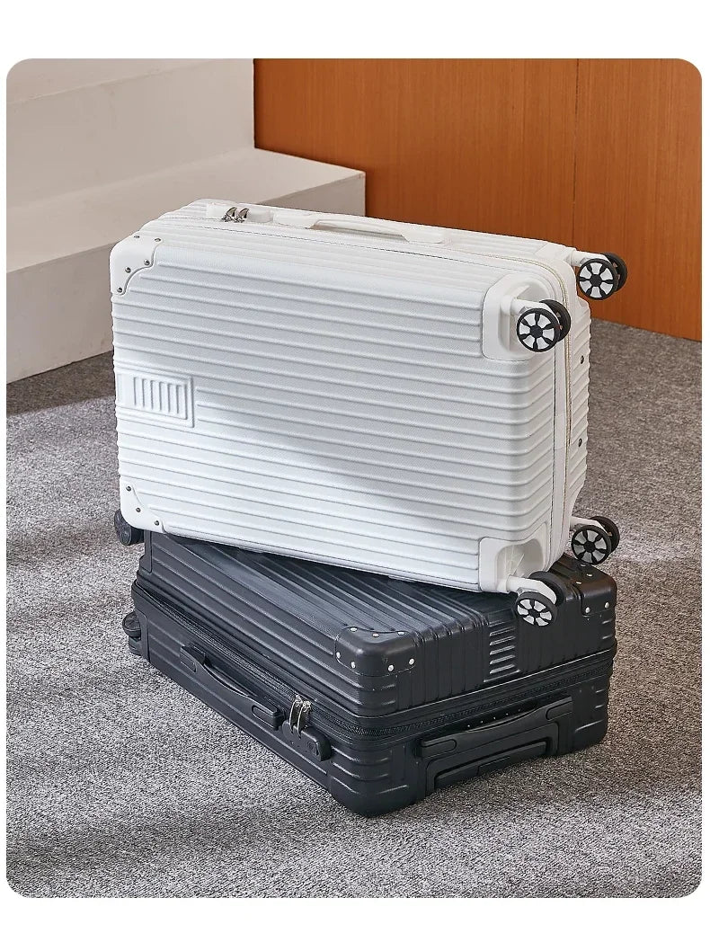 JetCrate™ Aluminum Travel Luggage - 20/22/24/26/28 Inch Trolley Luggage