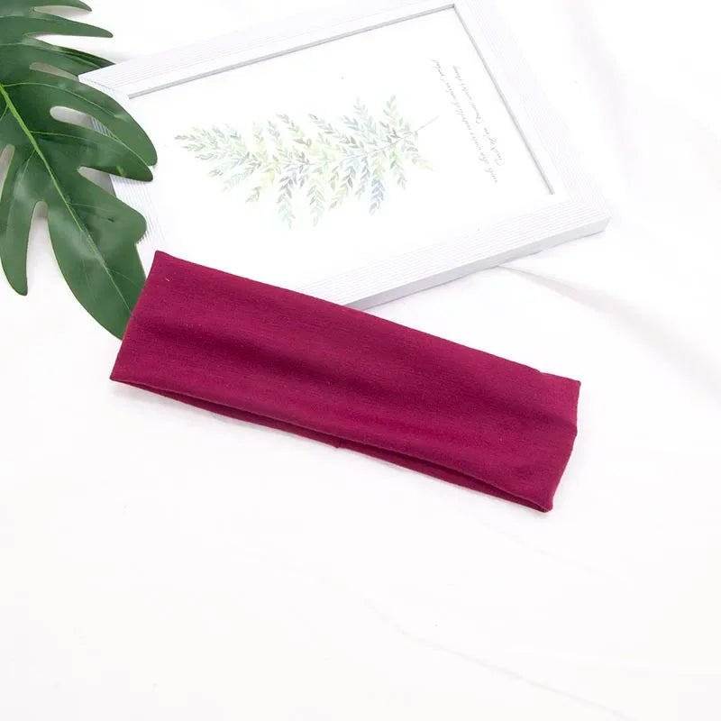 12-Pack Fashion Sports Headbands for Women – Stretchy, Non-Slip Elastic Hair Bands for Yoga, Running, Fitness & Makeup