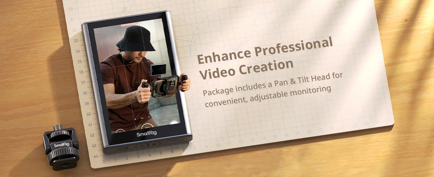 CinePulse SmallRig 4850 - Wireless Video Monitor & Remote Control for iPhones & Blackmagic