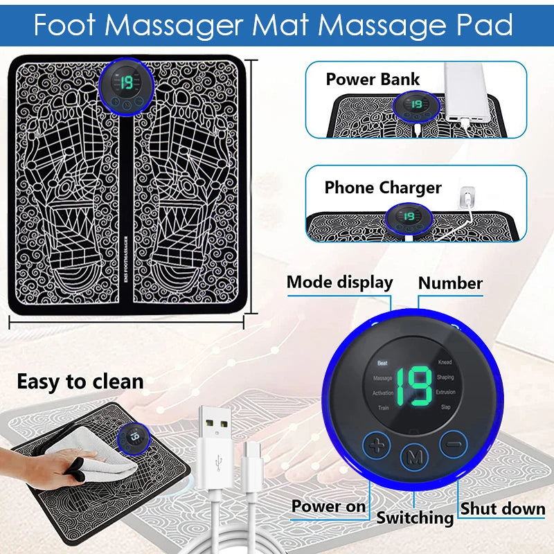 ZenSole™ Electric Foot Massager Pad