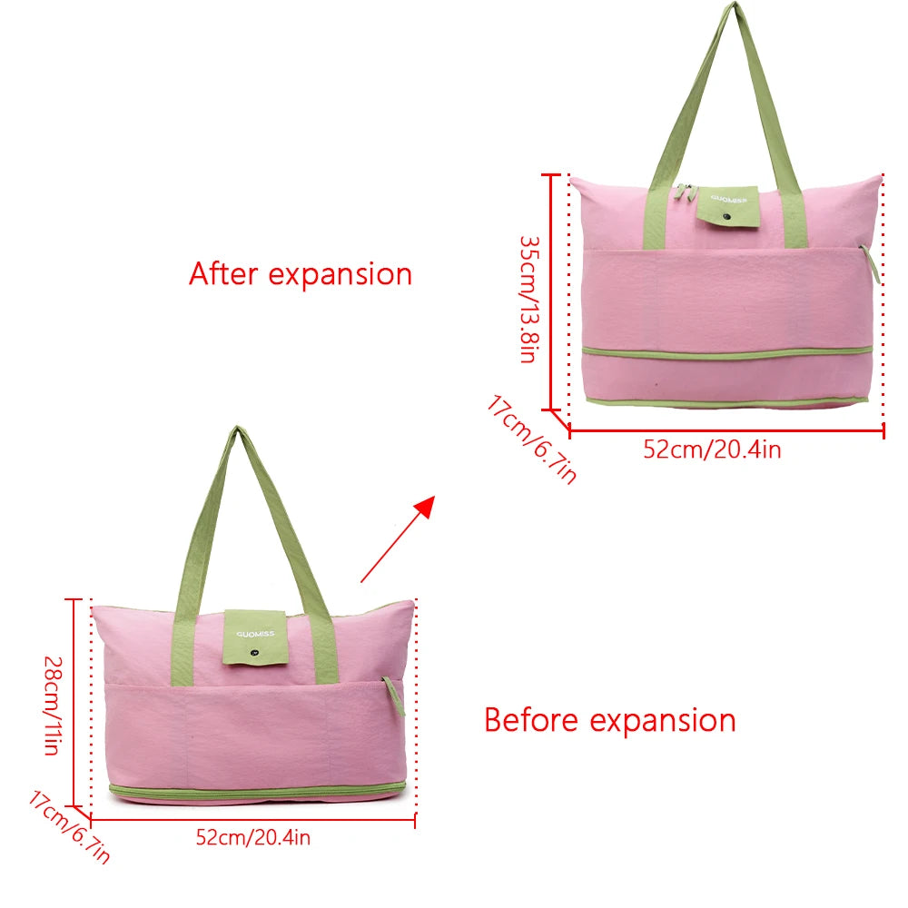 GlowHaul™ Travel Tote – Your Foldable + Fashionable Getaway Sidekick