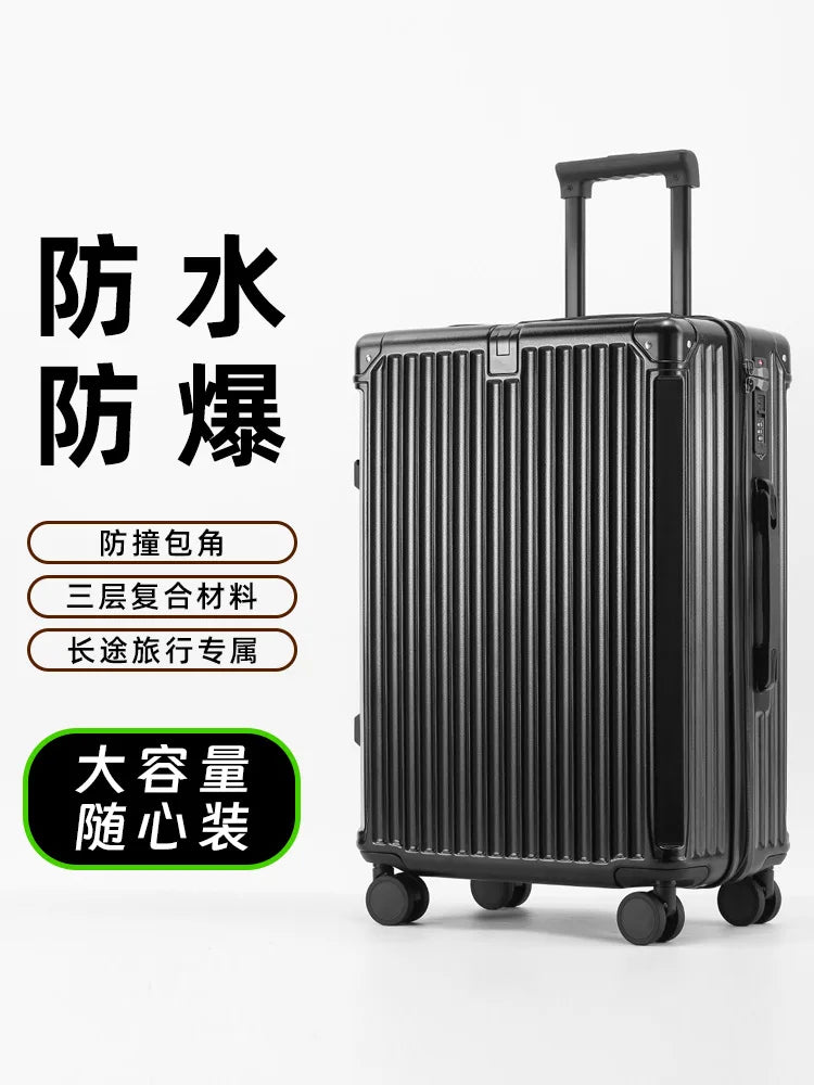 SUSHIMU™ AeroEdge Luggage Carry-On Travel Suitcase Men - 20", 24", 26"