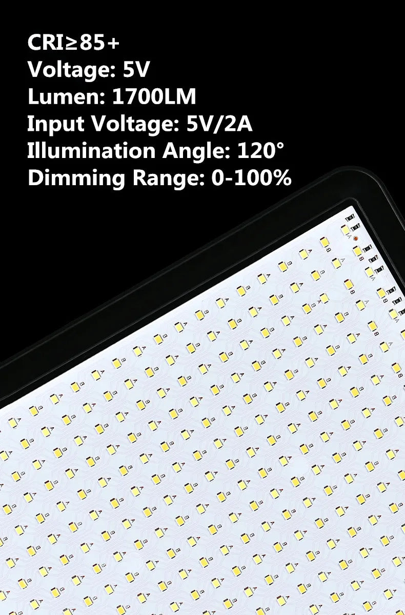 GlowFrame LED Light Panel Kit – 8"/12" Dimmable Video Light with Tripod for YouTube, Live Streaming & Studio Shoots