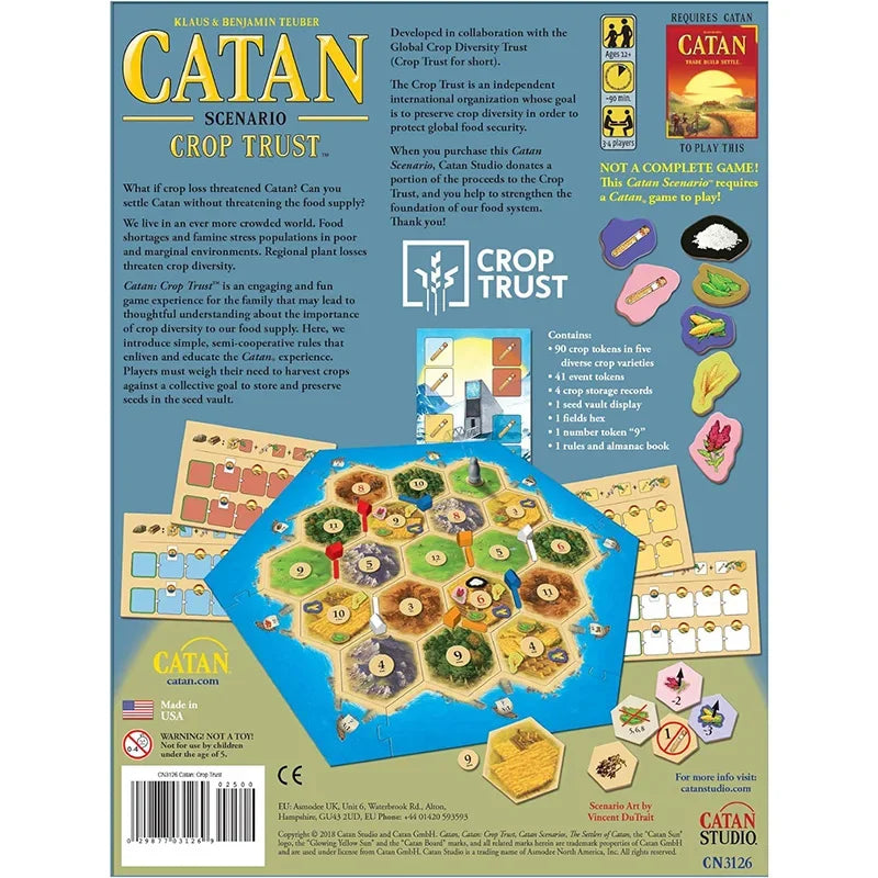 CATAN Crop Trust Board Game for the Whole Family - 3-4 Players