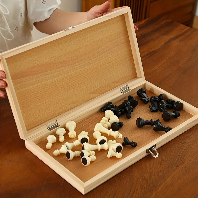 GrandFold™ Magnetic Wooden Chess Set
