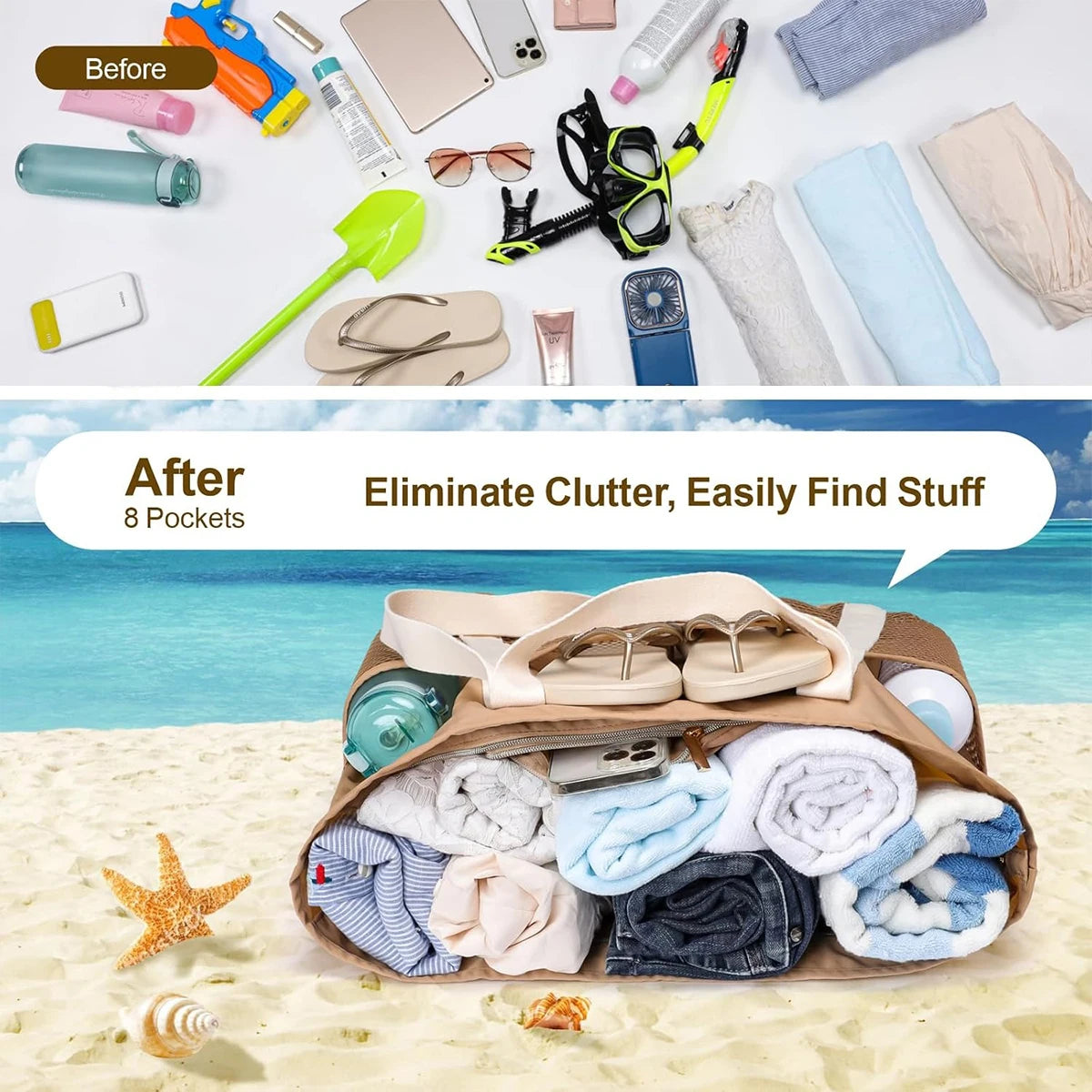SunMuse™ Sand-Proof Travel Tote