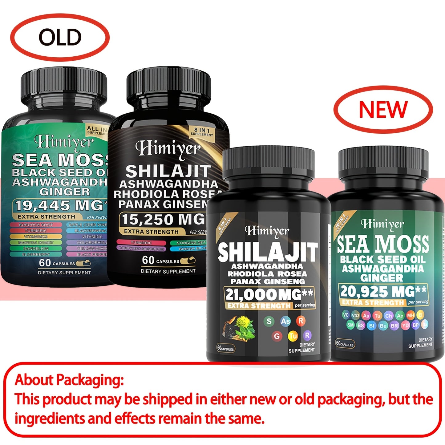 Sea Moss & Shilajit Supplement Bundle - boost your energy, enhance mental clarity, and promote overall well-being