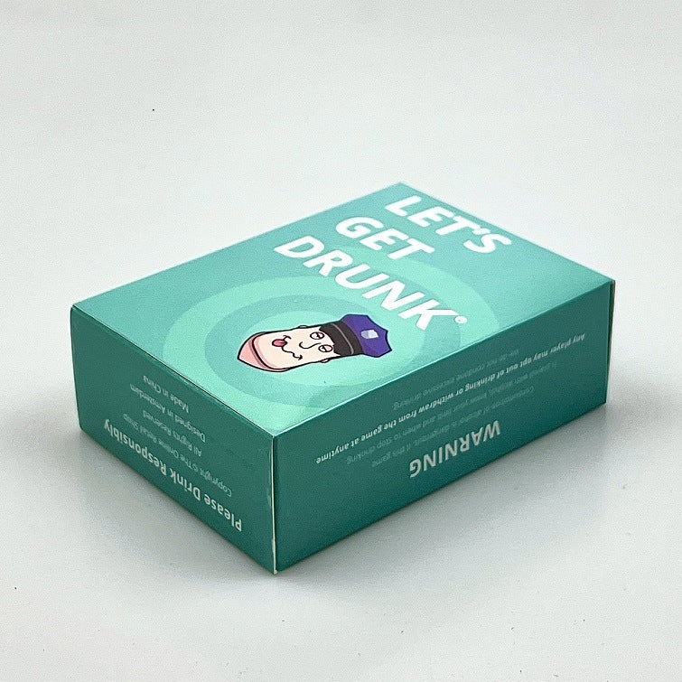 English Let's Get Dr*nk Party Card Game