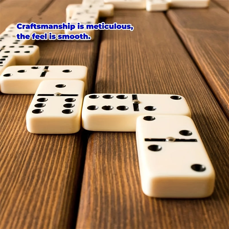 Dominoes Set - 28 Pieces With Wooden Case (2-4 Players)